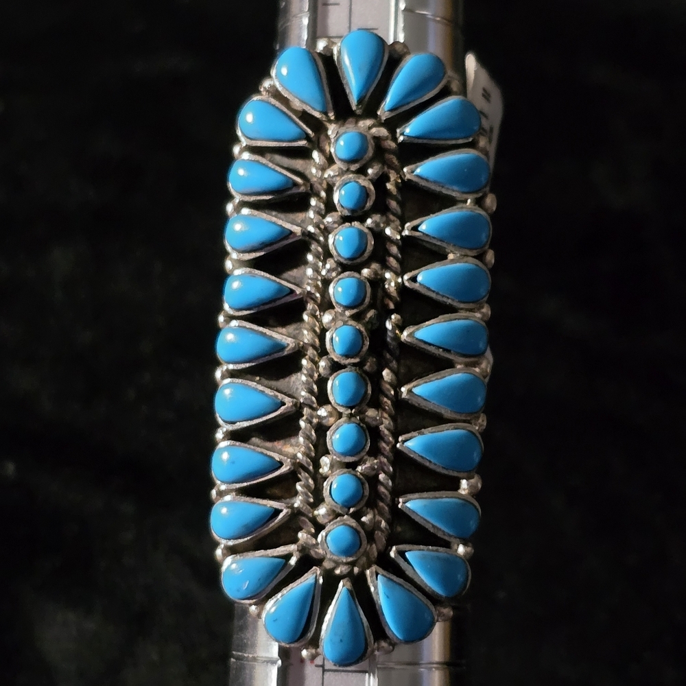 Sterling Silver Zuni Turquoise Ring